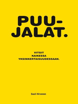 cover image of Puujalat